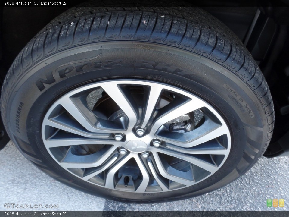 2018 Mitsubishi Outlander Sport ES Wheel and Tire Photo #129998925