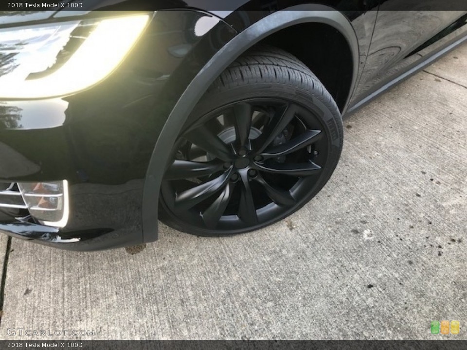 2018 Tesla Model X 100D Wheel and Tire Photo #130008414