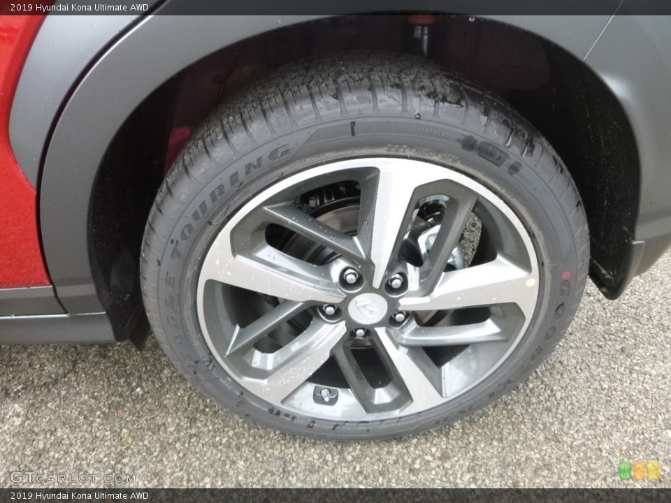 2019 Hyundai Kona Ultimate AWD Wheel and Tire Photo #130017514