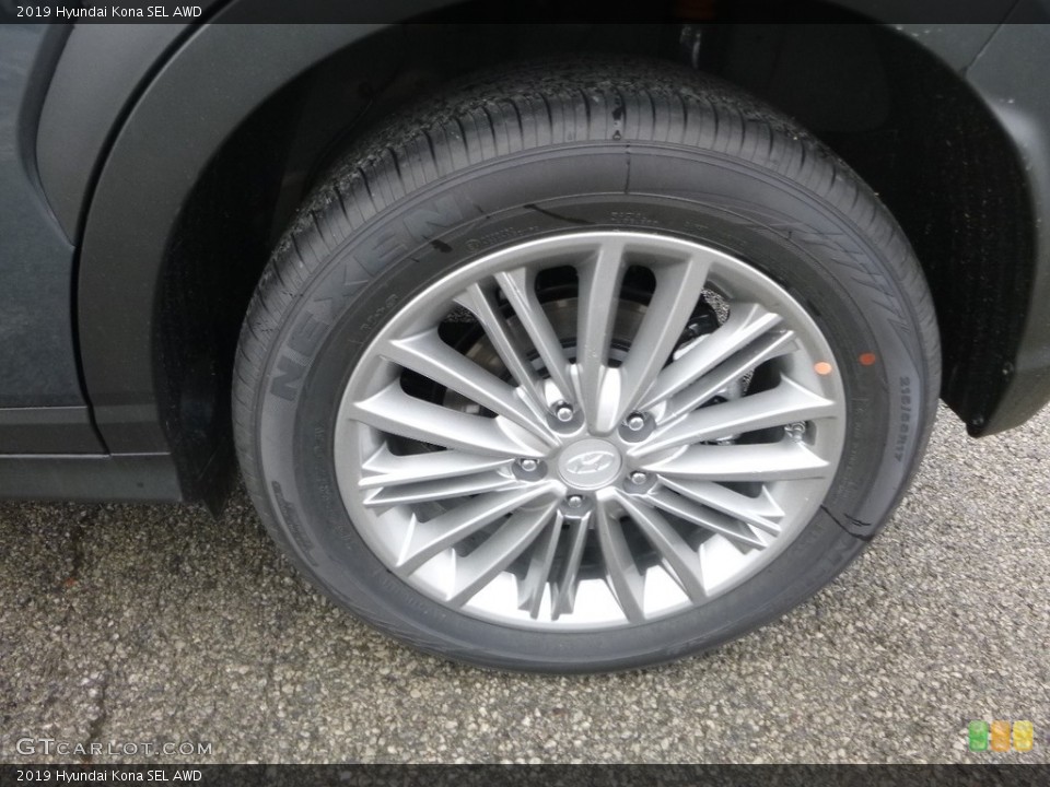 2019 Hyundai Kona SEL AWD Wheel and Tire Photo #130017928