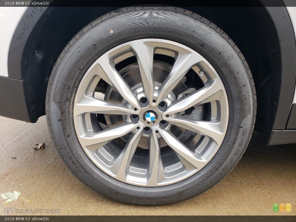 2019 BMW X3 xDrive30i Wheel and Tire Photo #130022395