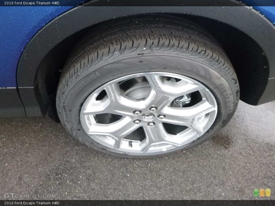 2019 Ford Escape Titanium 4WD Wheel and Tire Photo #130022515