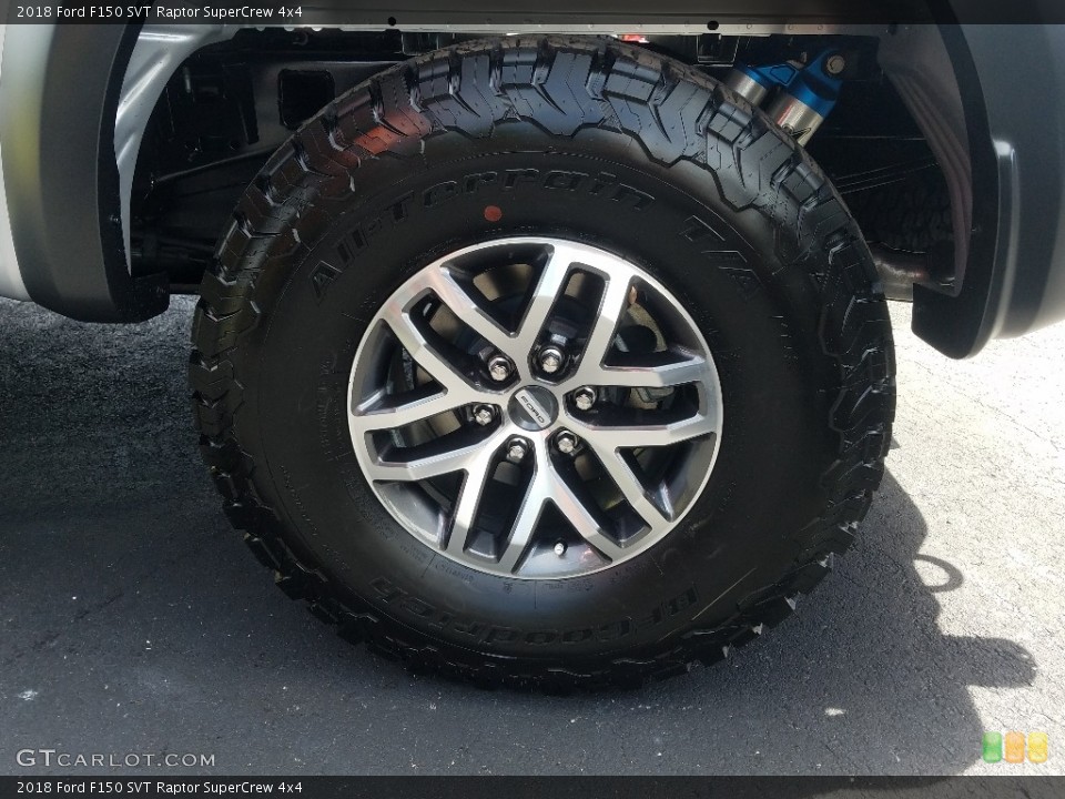 2018 Ford F150 SVT Raptor SuperCrew 4x4 Wheel and Tire Photo #130031482
