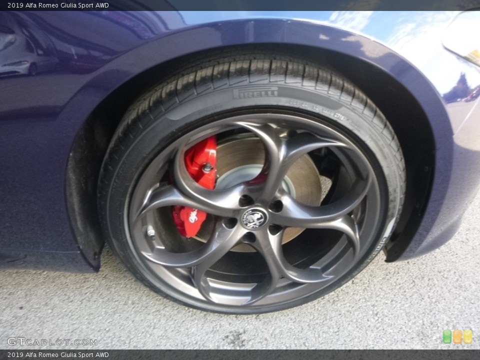 2019 Alfa Romeo Giulia Sport AWD Wheel and Tire Photo #130040668