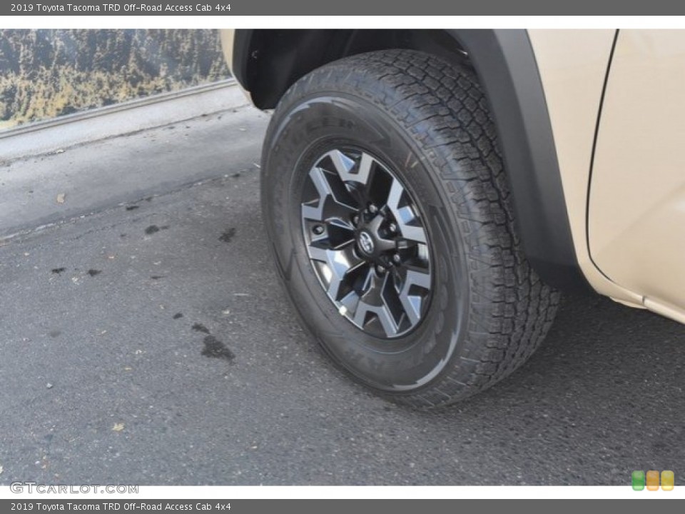 2019 Toyota Tacoma TRD Off-Road Access Cab 4x4 Wheel and Tire Photo #130063331