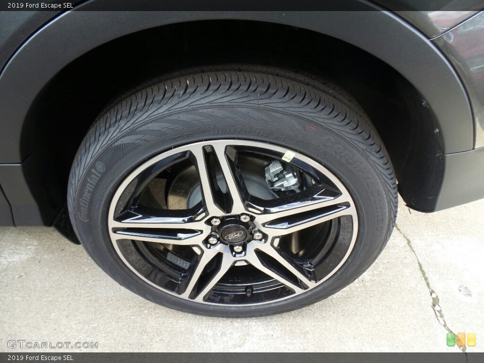 2019 Ford Escape SEL Wheel and Tire Photo #130065674