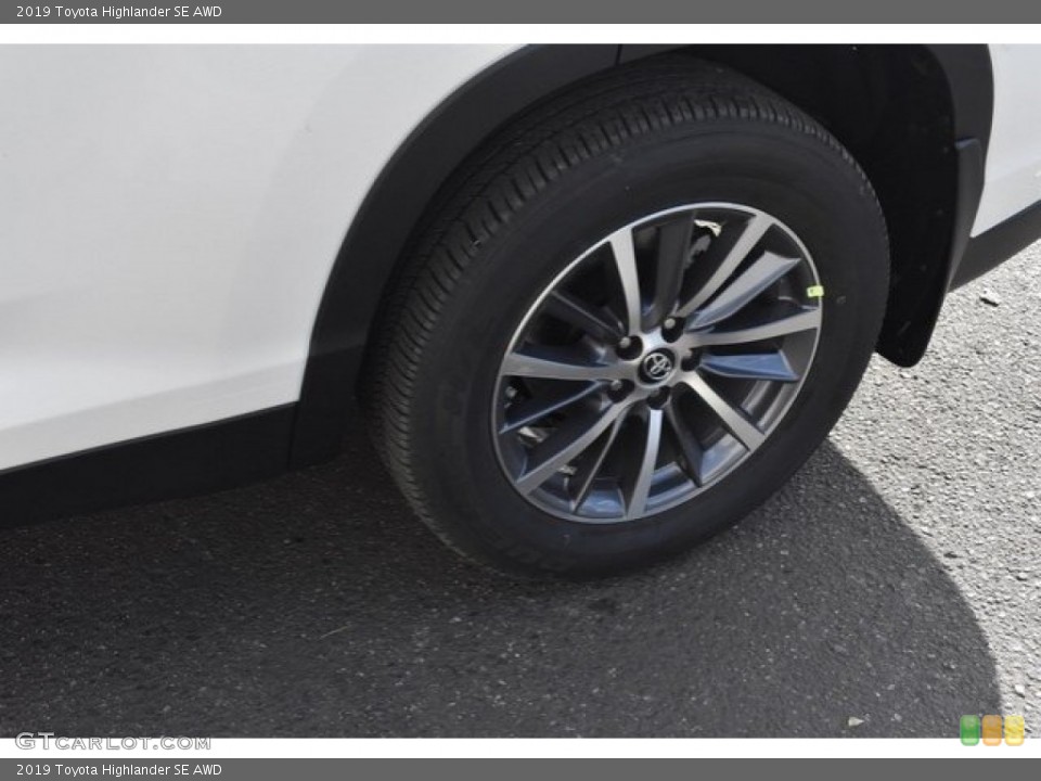 2019 Toyota Highlander SE AWD Wheel and Tire Photo #130068779