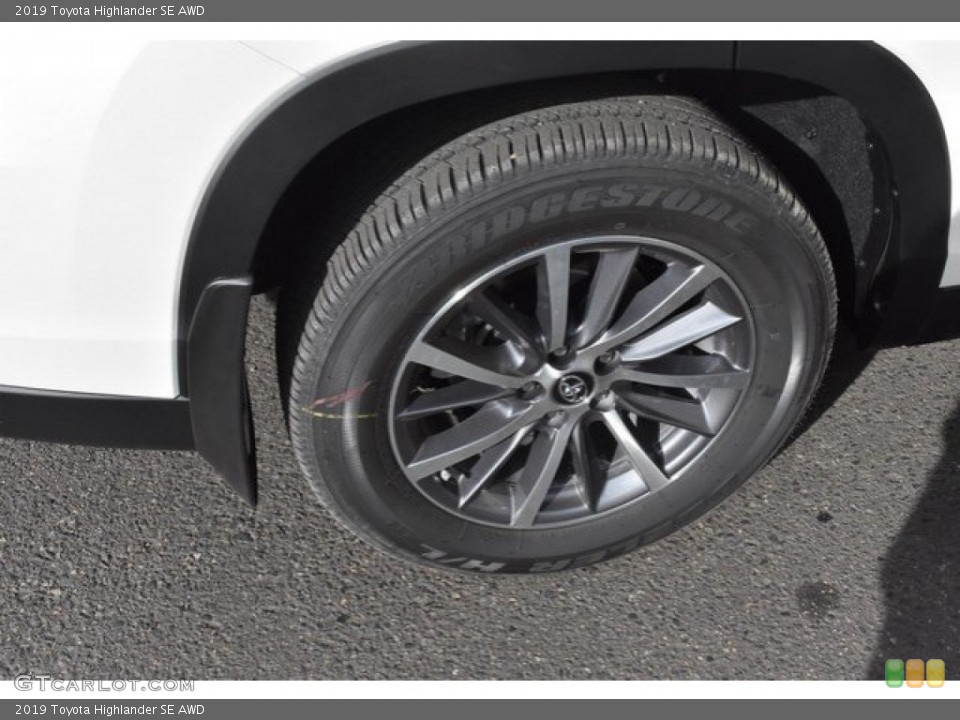 2019 Toyota Highlander SE AWD Wheel and Tire Photo #130068791