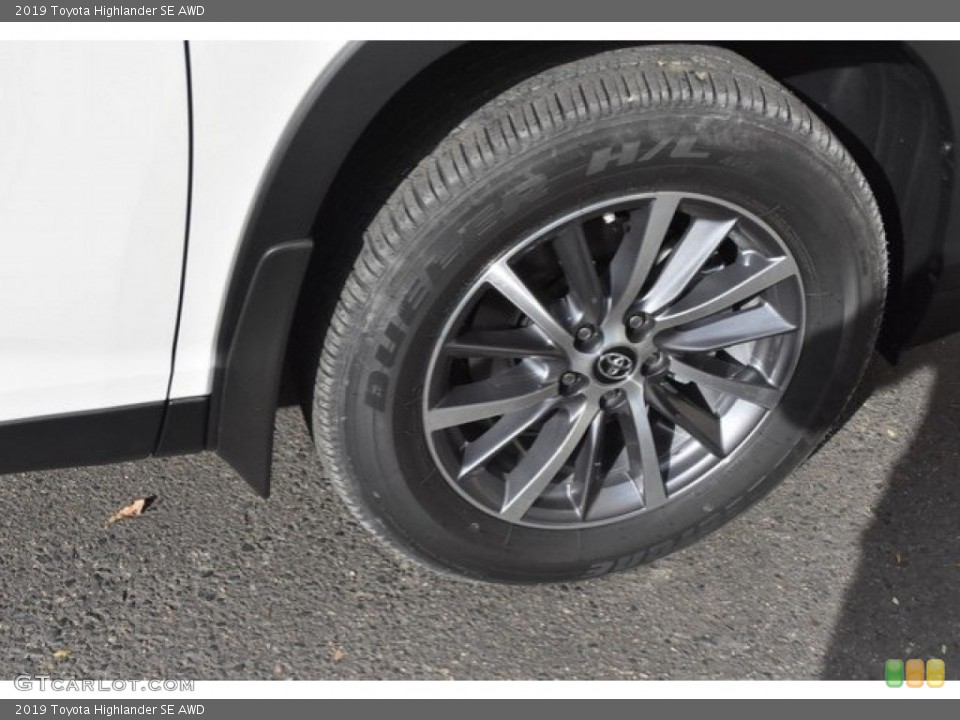 2019 Toyota Highlander SE AWD Wheel and Tire Photo #130068800