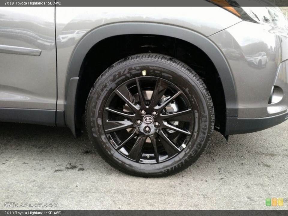 2019 Toyota Highlander SE AWD Wheel and Tire Photo #130075195