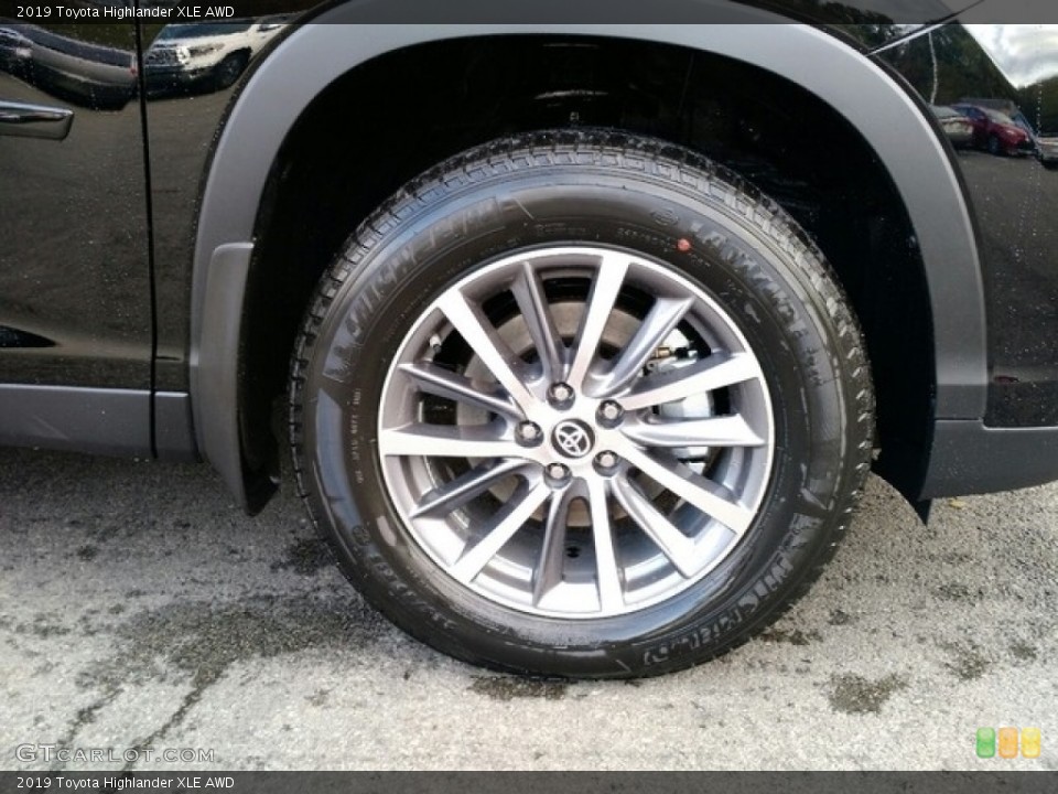 2019 Toyota Highlander XLE AWD Wheel and Tire Photo #130075824