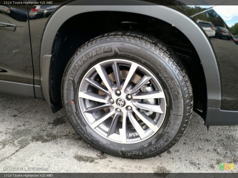 2019 Toyota Highlander XLE AWD Wheel and Tire Photo #130076442