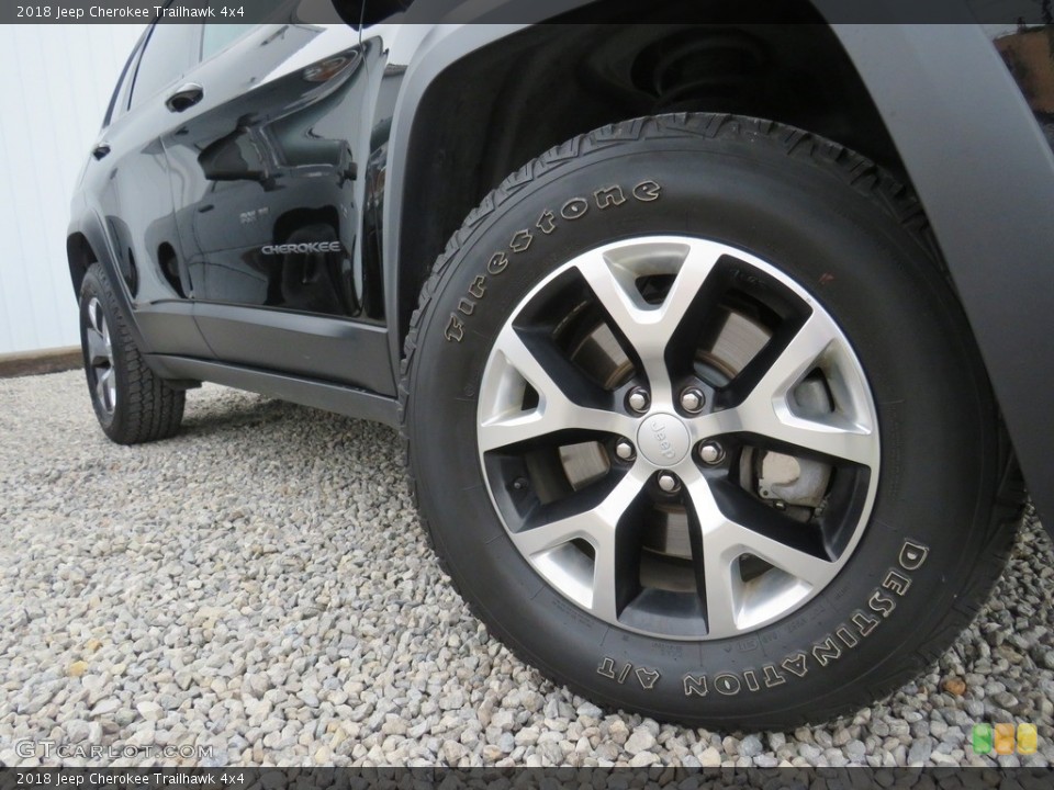 2018 Jeep Cherokee Trailhawk 4x4 Wheel and Tire Photo #130119695