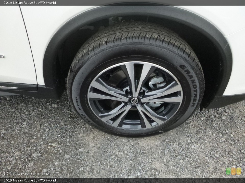 2019 Nissan Rogue SL AWD Hybrid Wheel and Tire Photo #130123301