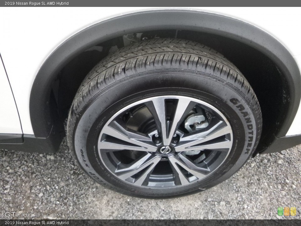 2019 Nissan Rogue SL AWD Hybrid Wheel and Tire Photo #130123469