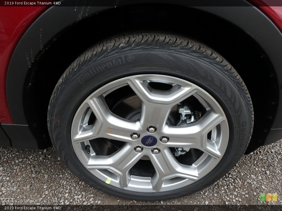 2019 Ford Escape Titanium 4WD Wheel and Tire Photo #130134686