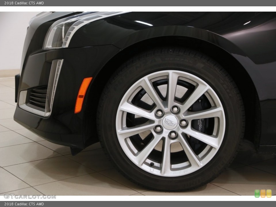 2018 Cadillac CTS AWD Wheel and Tire Photo #130136663