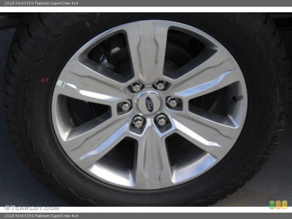 2018 Ford F150 Platinum SuperCrew 4x4 Wheel and Tire Photo #130140644
