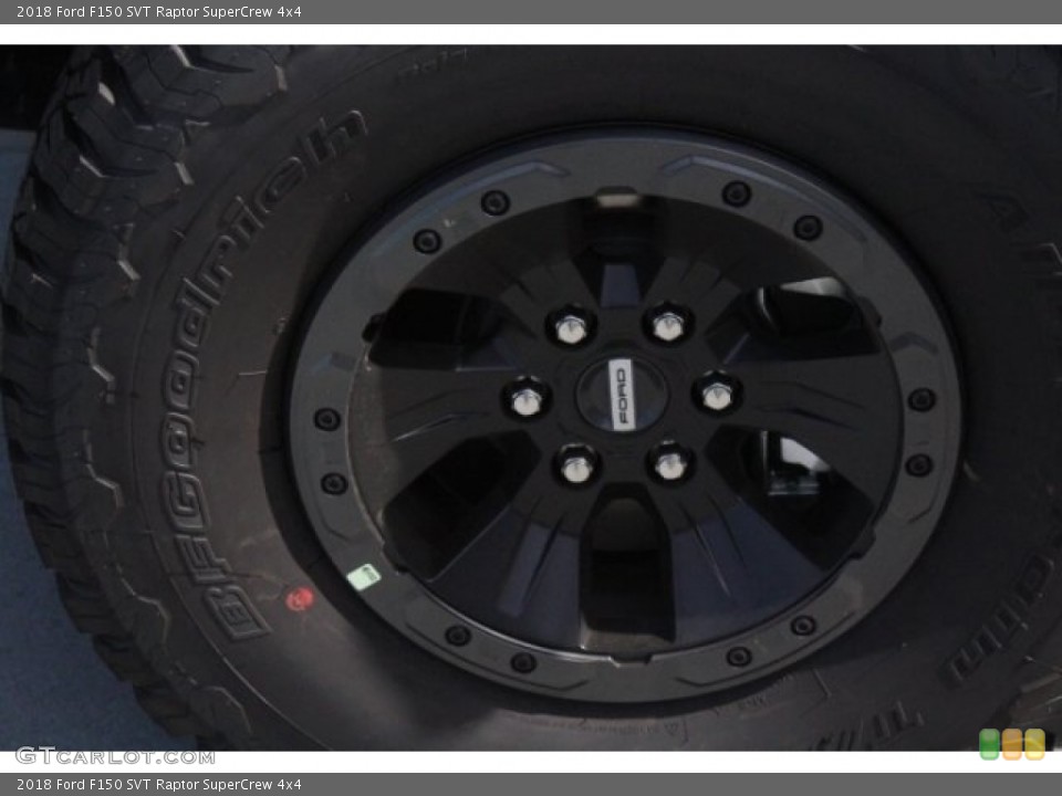 2018 Ford F150 SVT Raptor SuperCrew 4x4 Wheel and Tire Photo #130141190