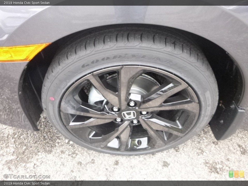 2019 Honda Civic Sport Sedan Wheel and Tire Photo #130161654