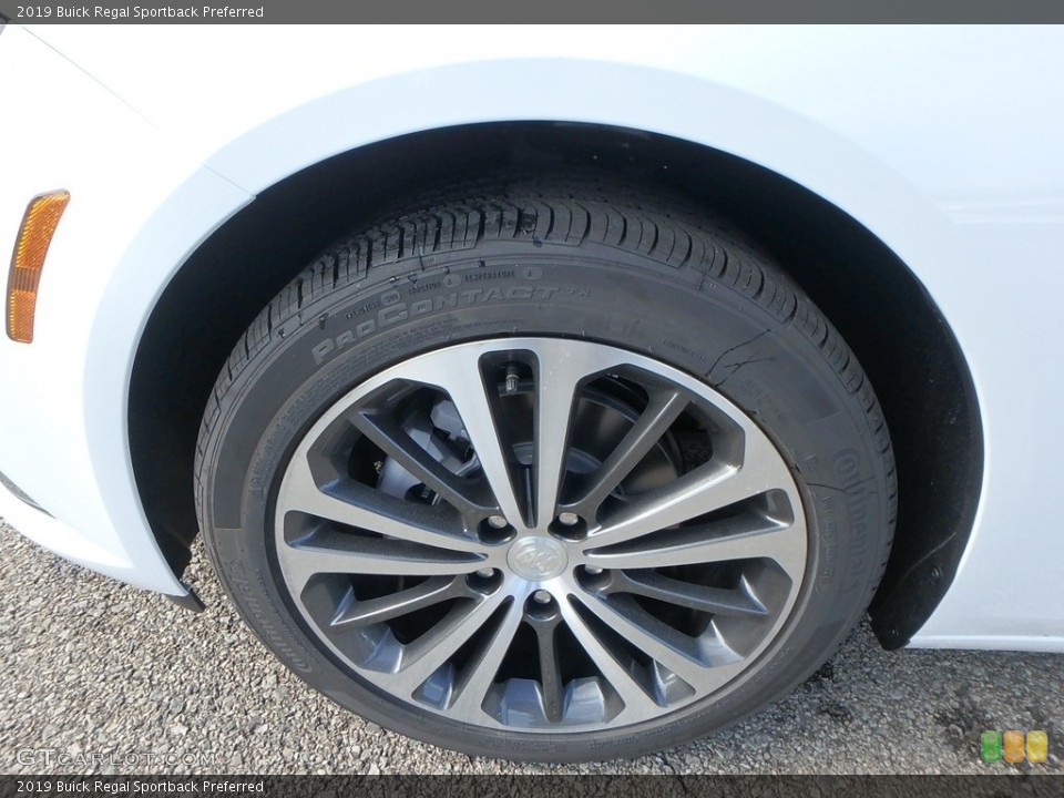 2019 Buick Regal Sportback Preferred Wheel and Tire Photo #130179708
