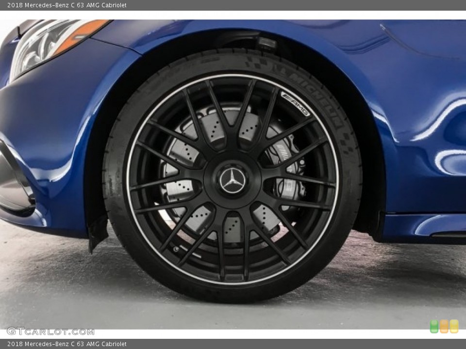 2018 Mercedes-Benz C 63 AMG Cabriolet Wheel and Tire Photo #130205764