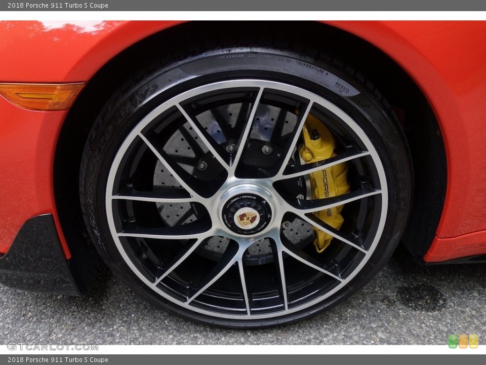 2018 Porsche 911 Turbo S Coupe Wheel and Tire Photo #130218280