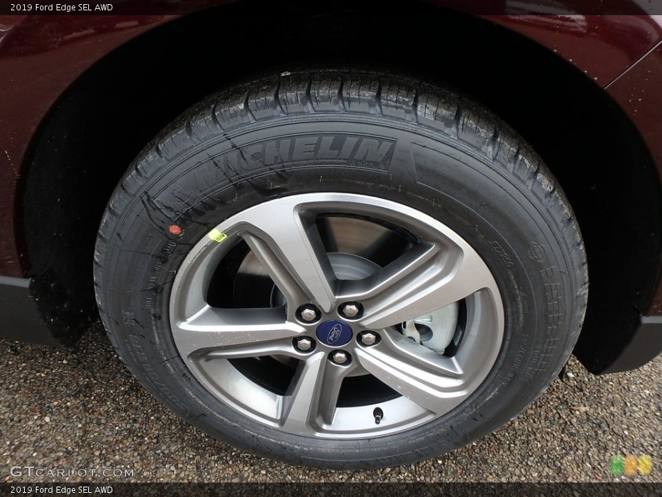 2019 Ford Edge SEL AWD Wheel and Tire Photo #130221979