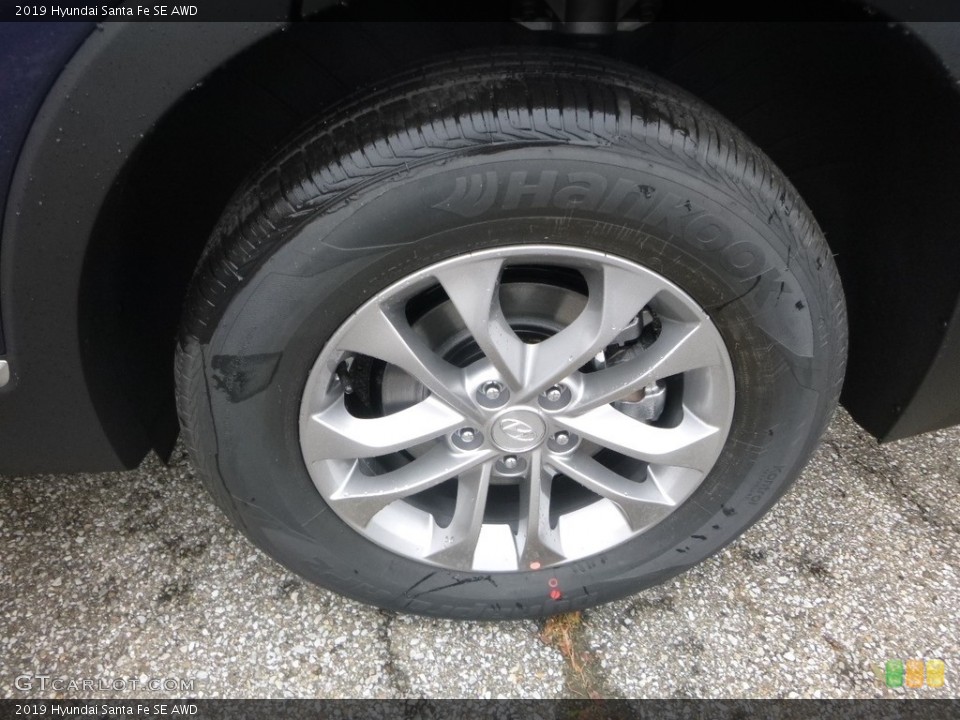 2019 Hyundai Santa Fe SE AWD Wheel and Tire Photo #130234117