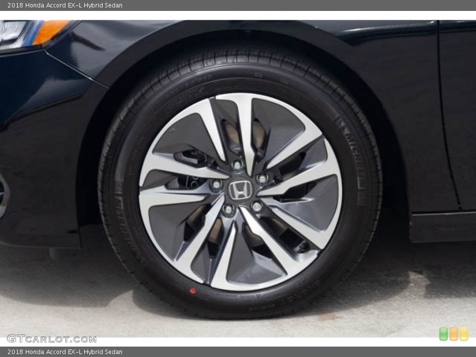 2018 Honda Accord EX-L Hybrid Sedan Wheel and Tire Photo #130275395