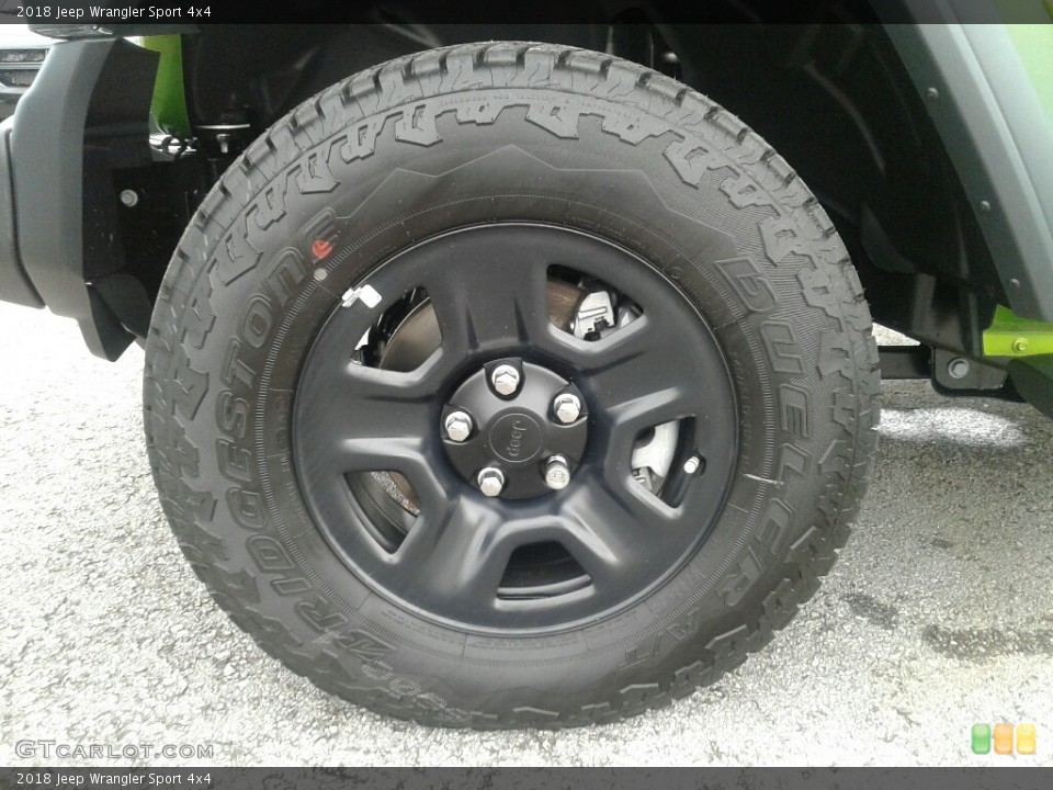 2018 Jeep Wrangler Sport 4x4 Wheel and Tire Photo #130288148
