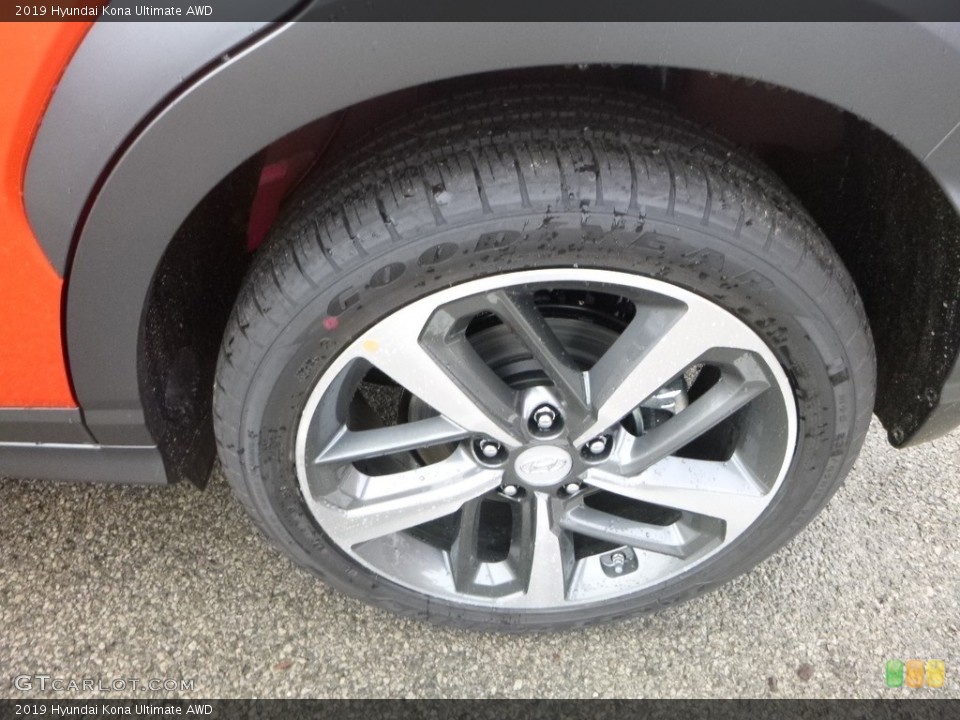 2019 Hyundai Kona Ultimate AWD Wheel and Tire Photo #130291364