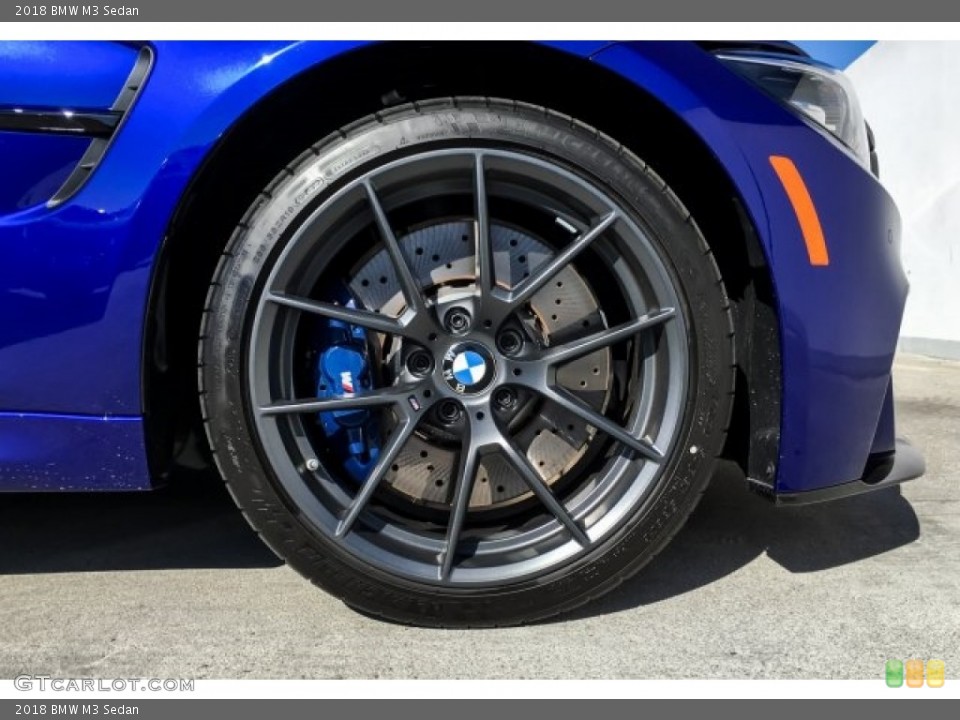 2018 BMW M3 Sedan Wheel and Tire Photo #130302994