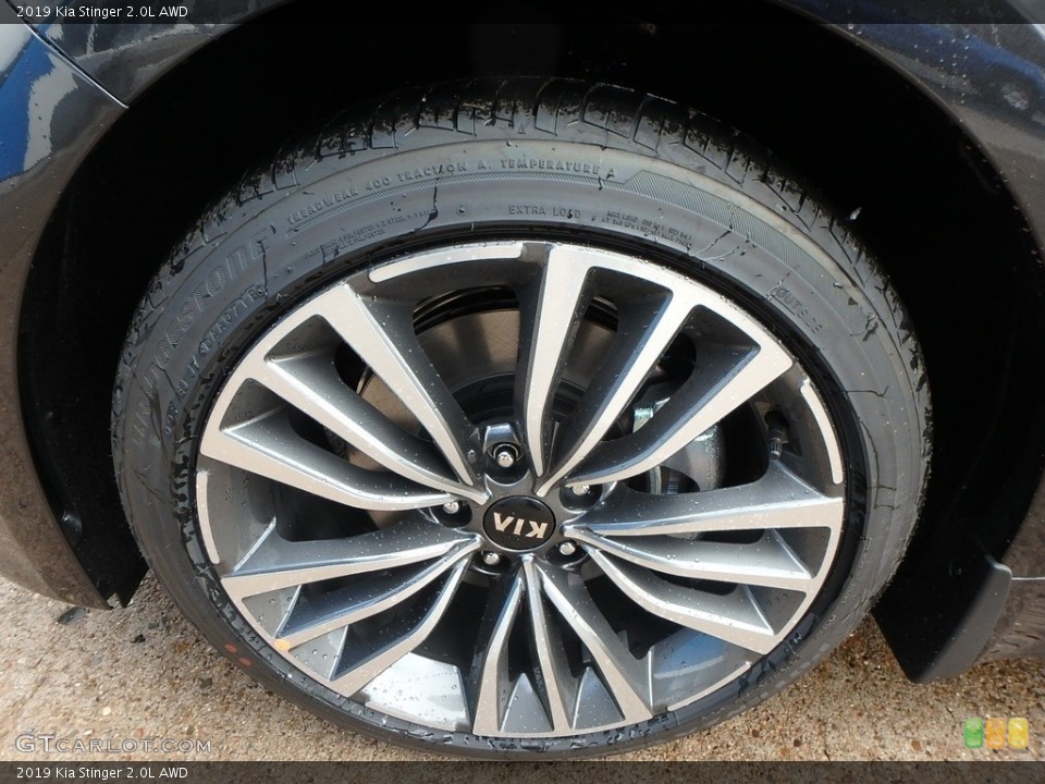 2019 Kia Stinger 2.0L AWD Wheel and Tire Photo #130303147