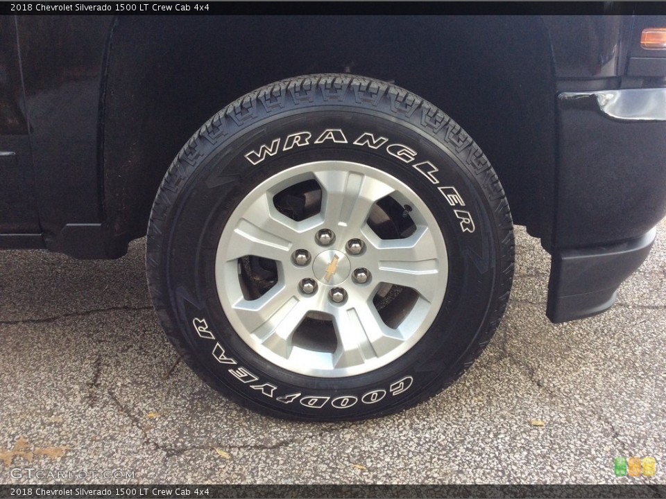 2018 Chevrolet Silverado 1500 LT Crew Cab 4x4 Wheel and Tire Photo #130327463