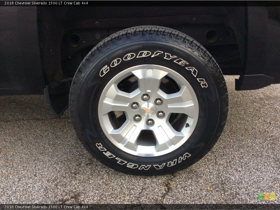 2018 Chevrolet Silverado 1500 LT Crew Cab 4x4 Wheel and Tire Photo #130327528
