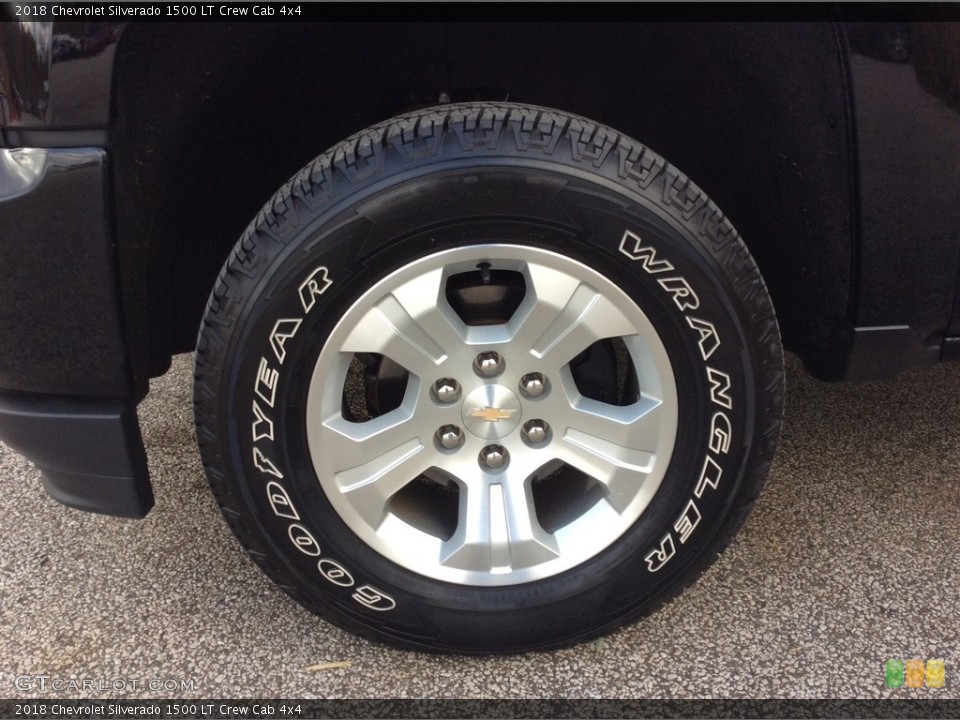 2018 Chevrolet Silverado 1500 LT Crew Cab 4x4 Wheel and Tire Photo #130327558