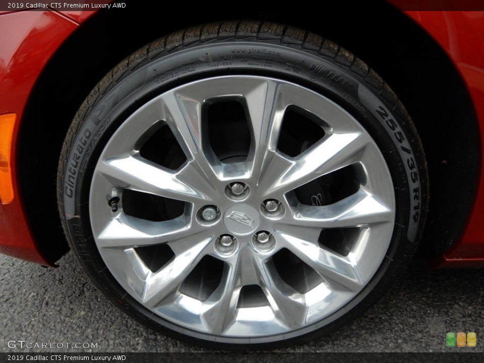 2019 Cadillac CTS Premium Luxury AWD Wheel and Tire Photo #130355153