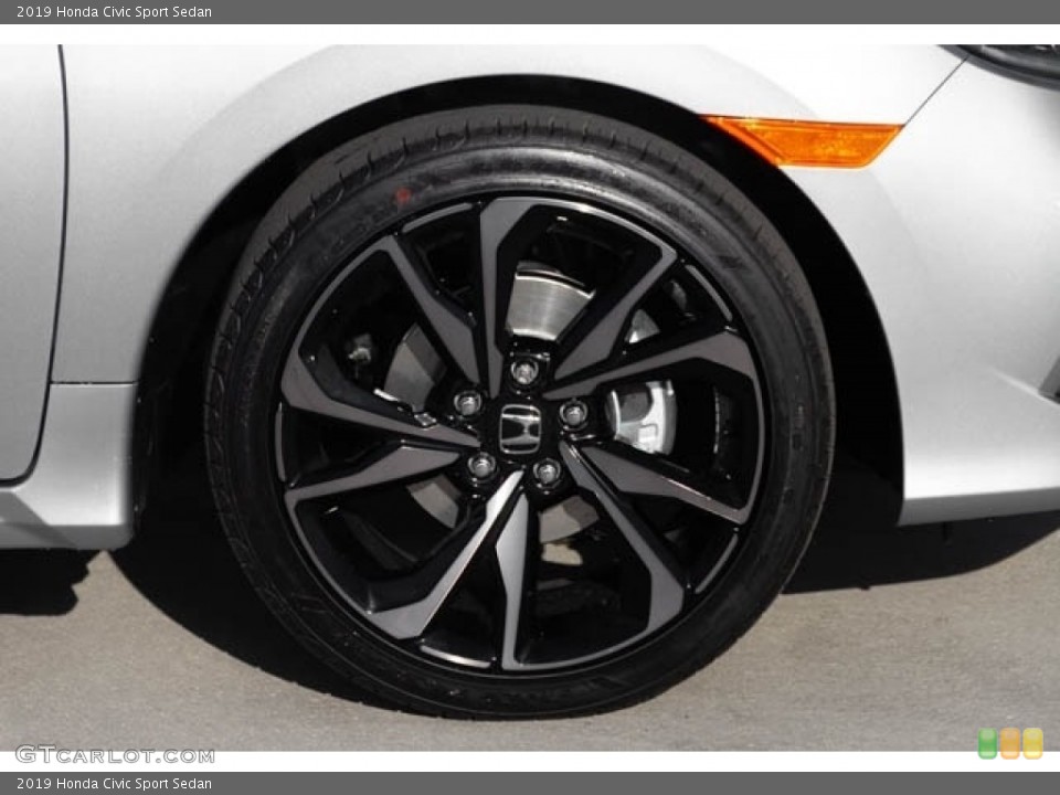 2019 Honda Civic Sport Sedan Wheel and Tire Photo #130359116