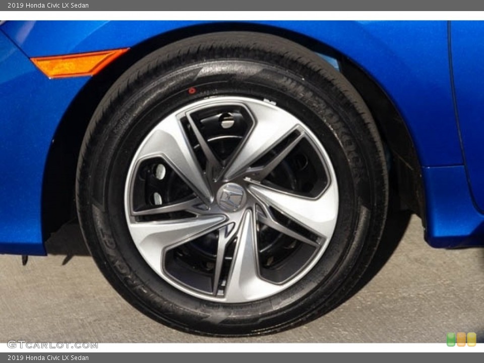 2019 Honda Civic LX Sedan Wheel and Tire Photo #130359770