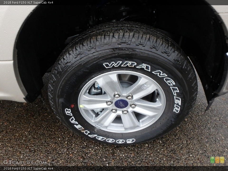 2018 Ford F150 XLT SuperCab 4x4 Wheel and Tire Photo #130377664