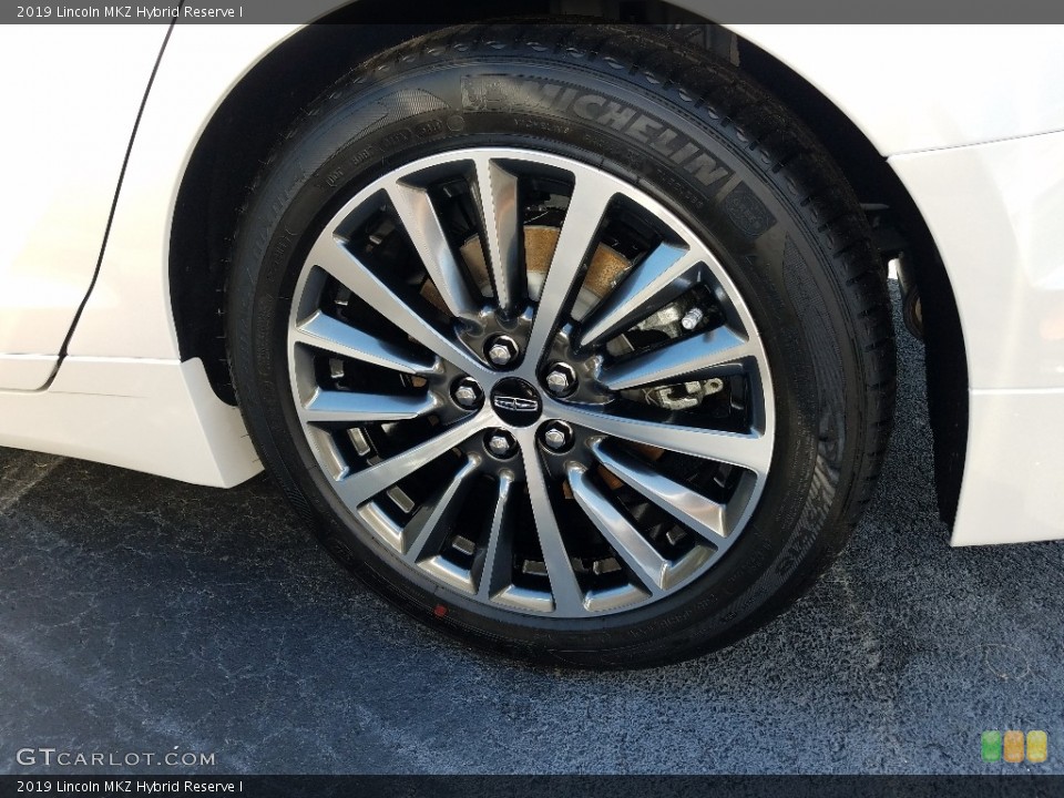 2019 Lincoln MKZ Hybrid Reserve I Wheel and Tire Photo #130378761