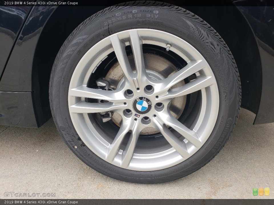 2019 BMW 4 Series 430i xDrive Gran Coupe Wheel and Tire Photo #130390799