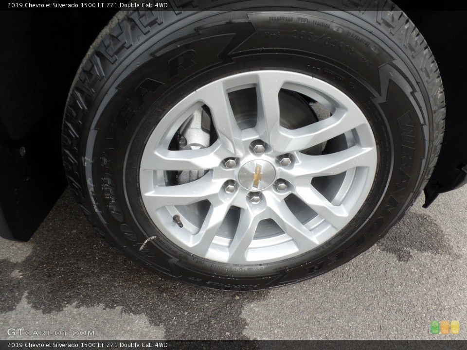 2019 Chevrolet Silverado 1500 LT Z71 Double Cab 4WD Wheel and Tire Photo #130404503