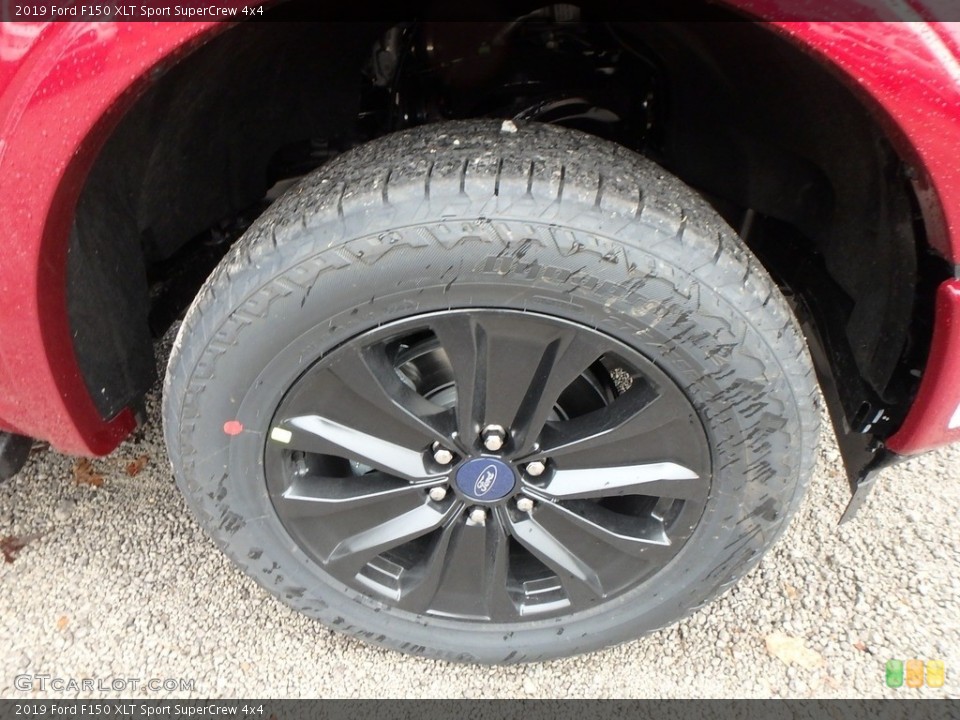 2019 Ford F150 XLT Sport SuperCrew 4x4 Wheel and Tire Photo #130416564