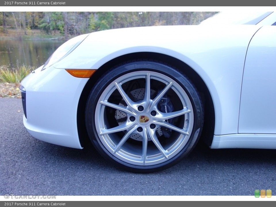 2017 Porsche 911 Carrera Cabriolet Wheel and Tire Photo #130421042