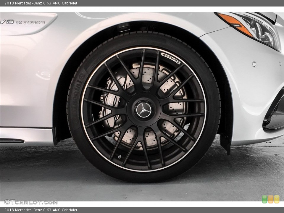 2018 Mercedes-Benz C 63 AMG Cabriolet Wheel and Tire Photo #130431454