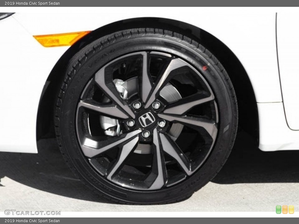 2019 Honda Civic Sport Sedan Wheel and Tire Photo #130461323