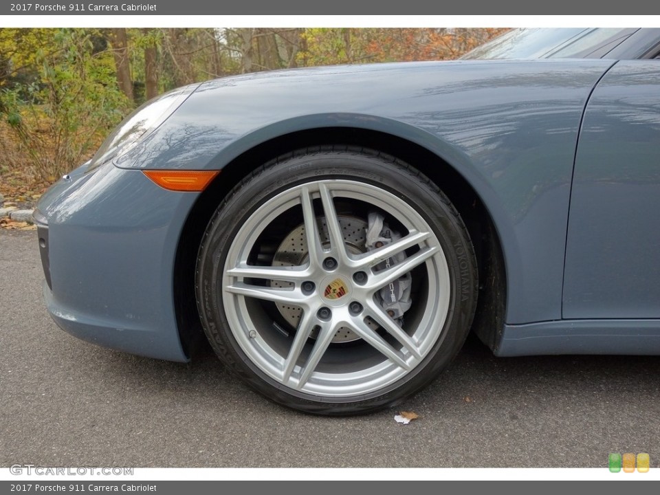 2017 Porsche 911 Carrera Cabriolet Wheel and Tire Photo #130487675