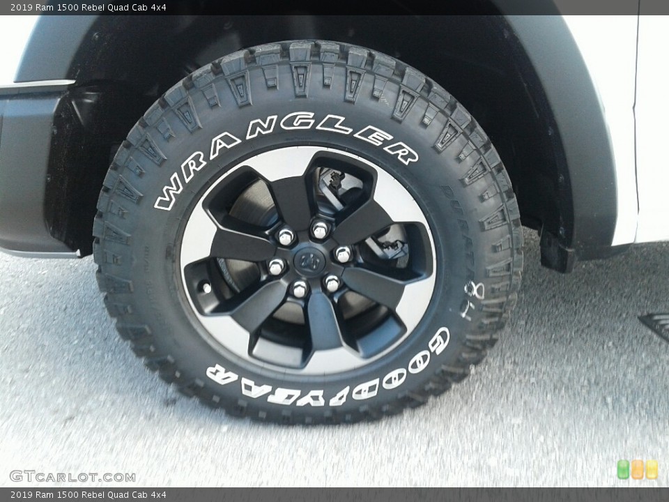 2019 Ram 1500 Rebel Quad Cab 4x4 Wheel and Tire Photo #130499372
